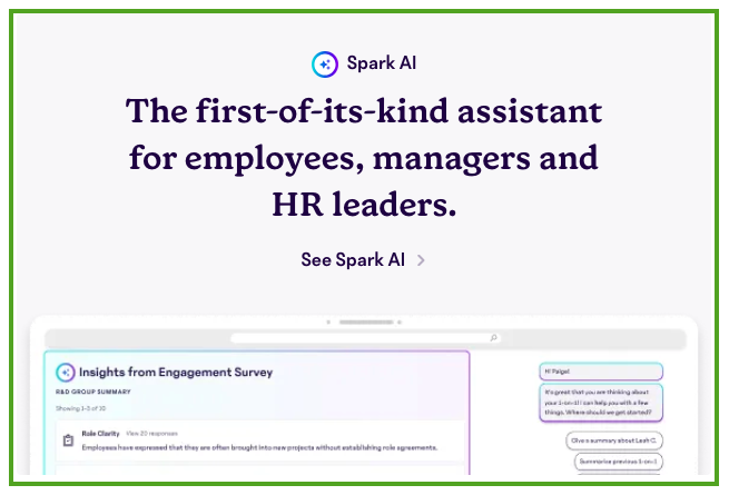 15Five Spark AI Feature