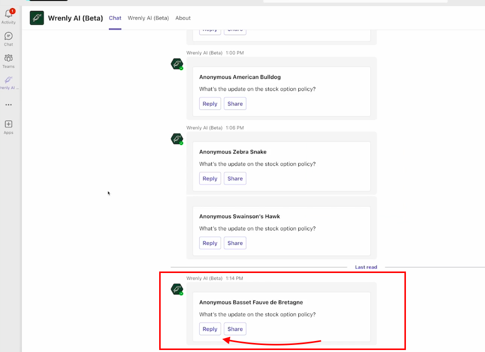 Wrenly.ai-suggestion-box