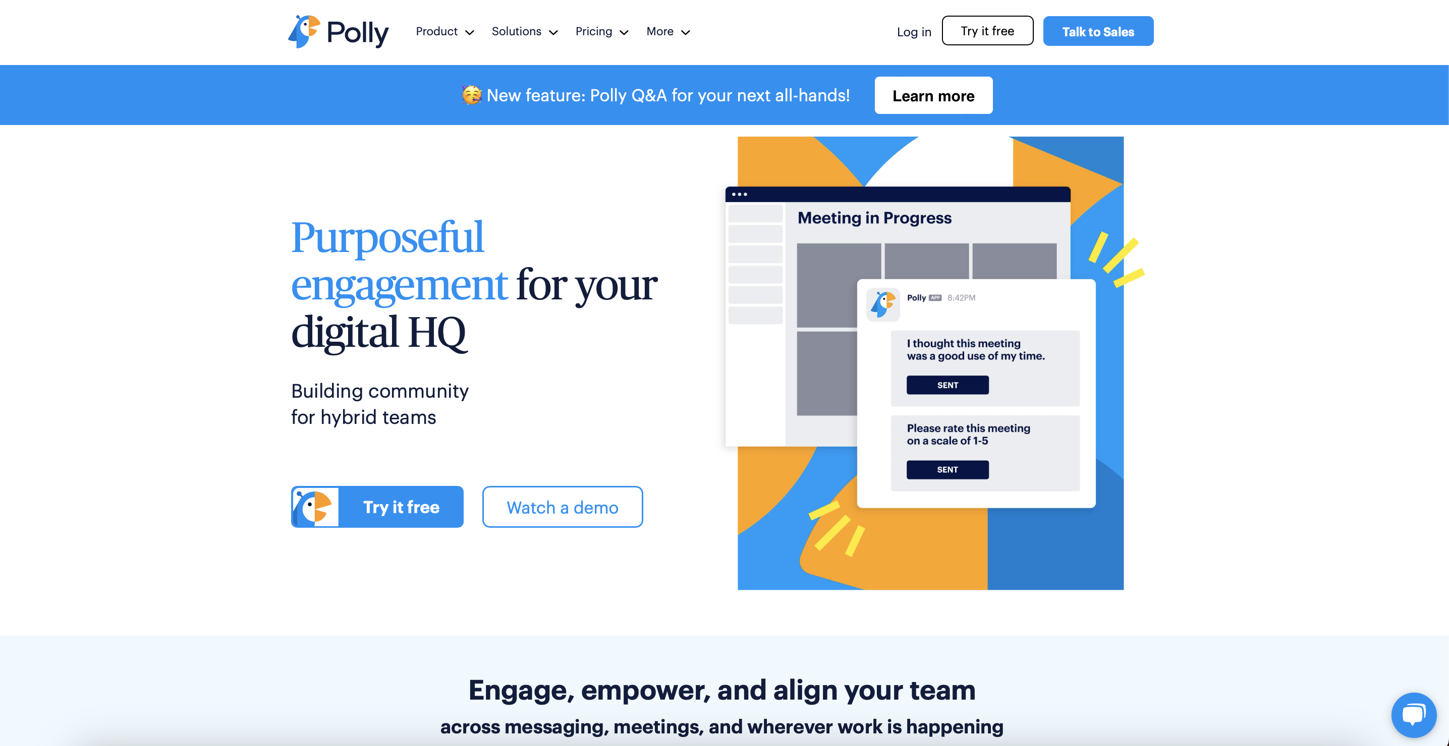 polly.ai website