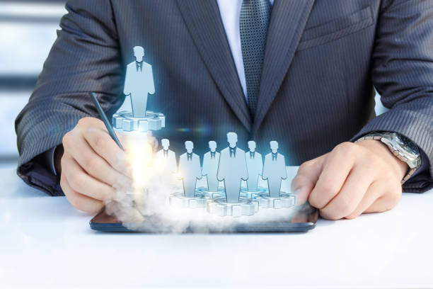 Start of the employee in the company. Start of the employee in the company concept design. Leadership's Role in Employee Retention stock pictures, royalty-free photos & images