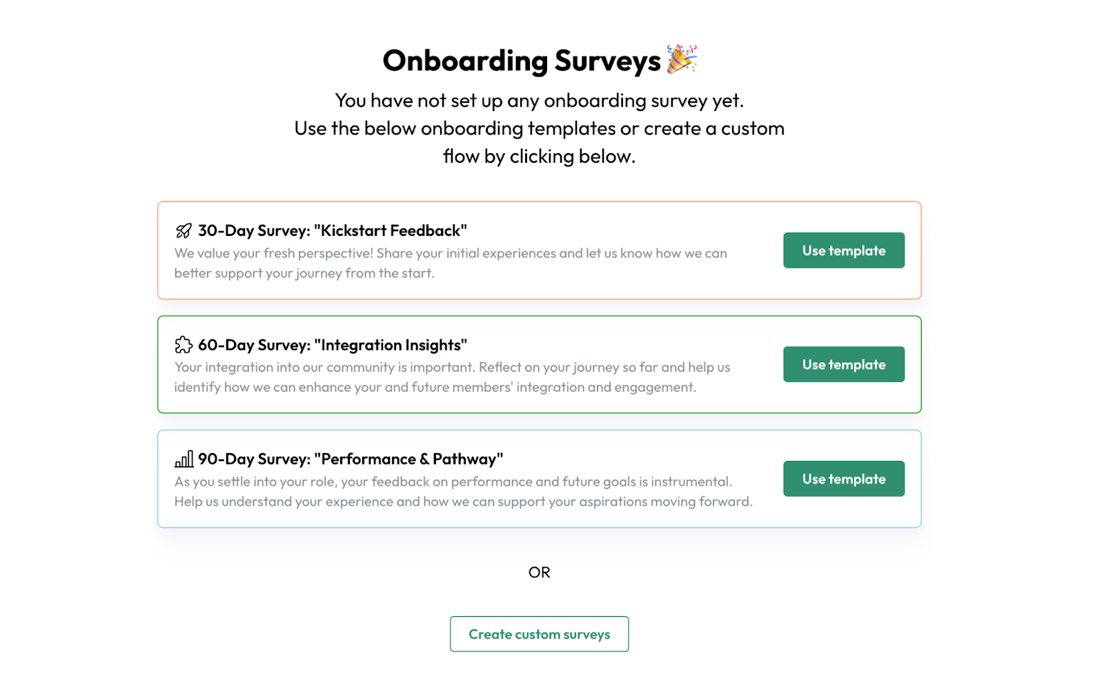 Creating surveys using Wrenly