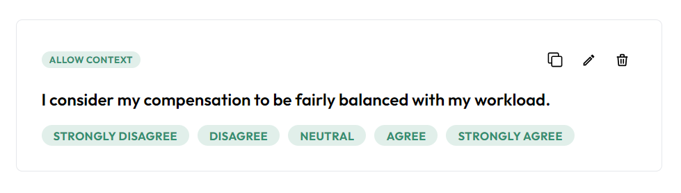 Asking employee feedback on compensation using Wrenly