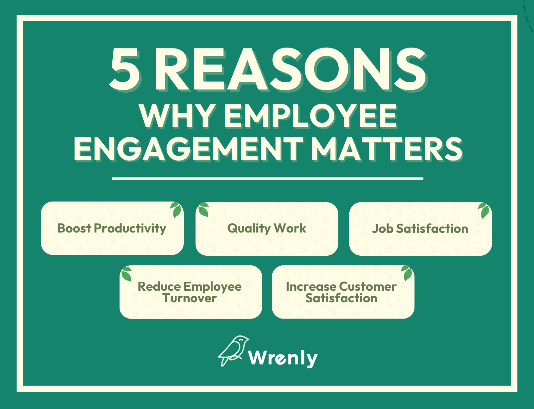 5 Reasons Why Employee Engagement Matters