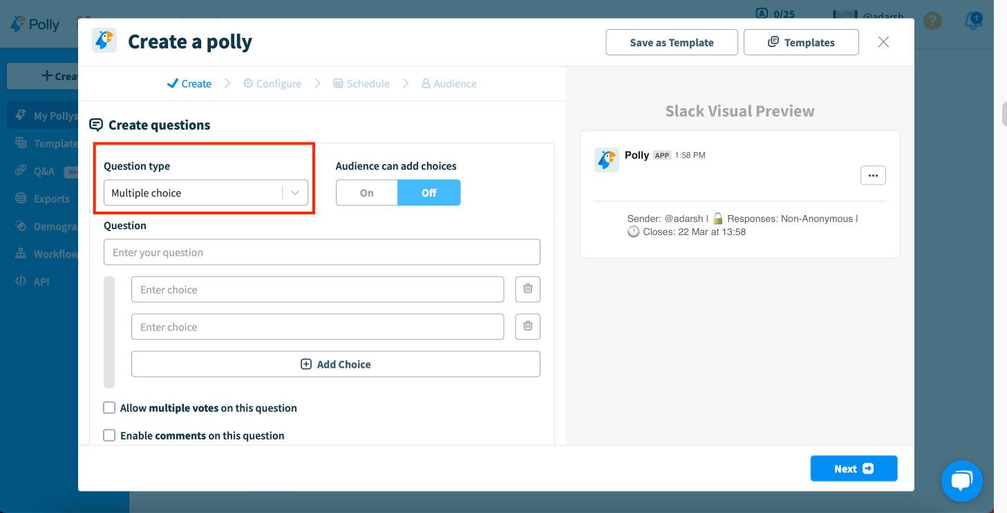 polly-multiple-choice-feature