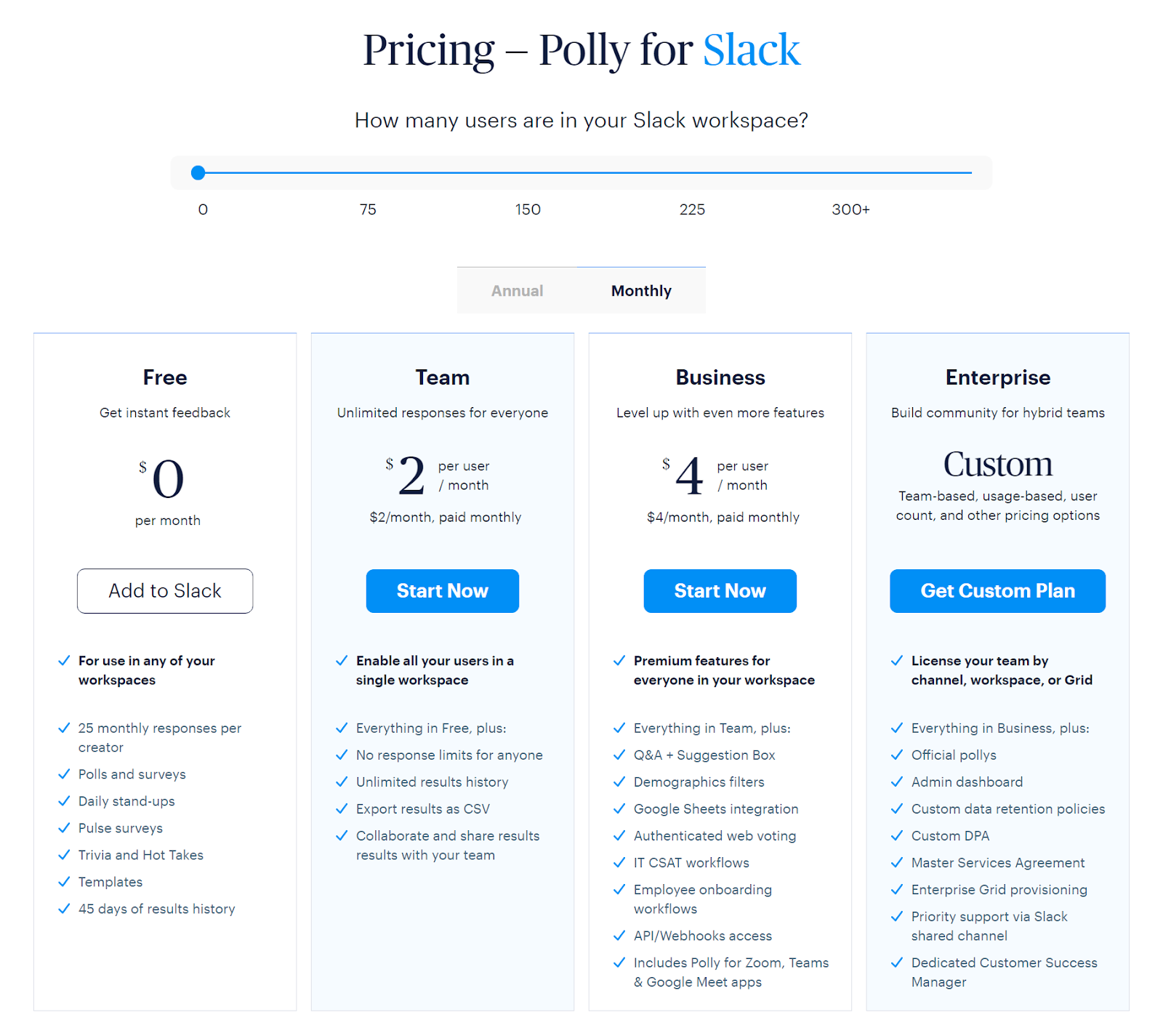 Polly-pricing