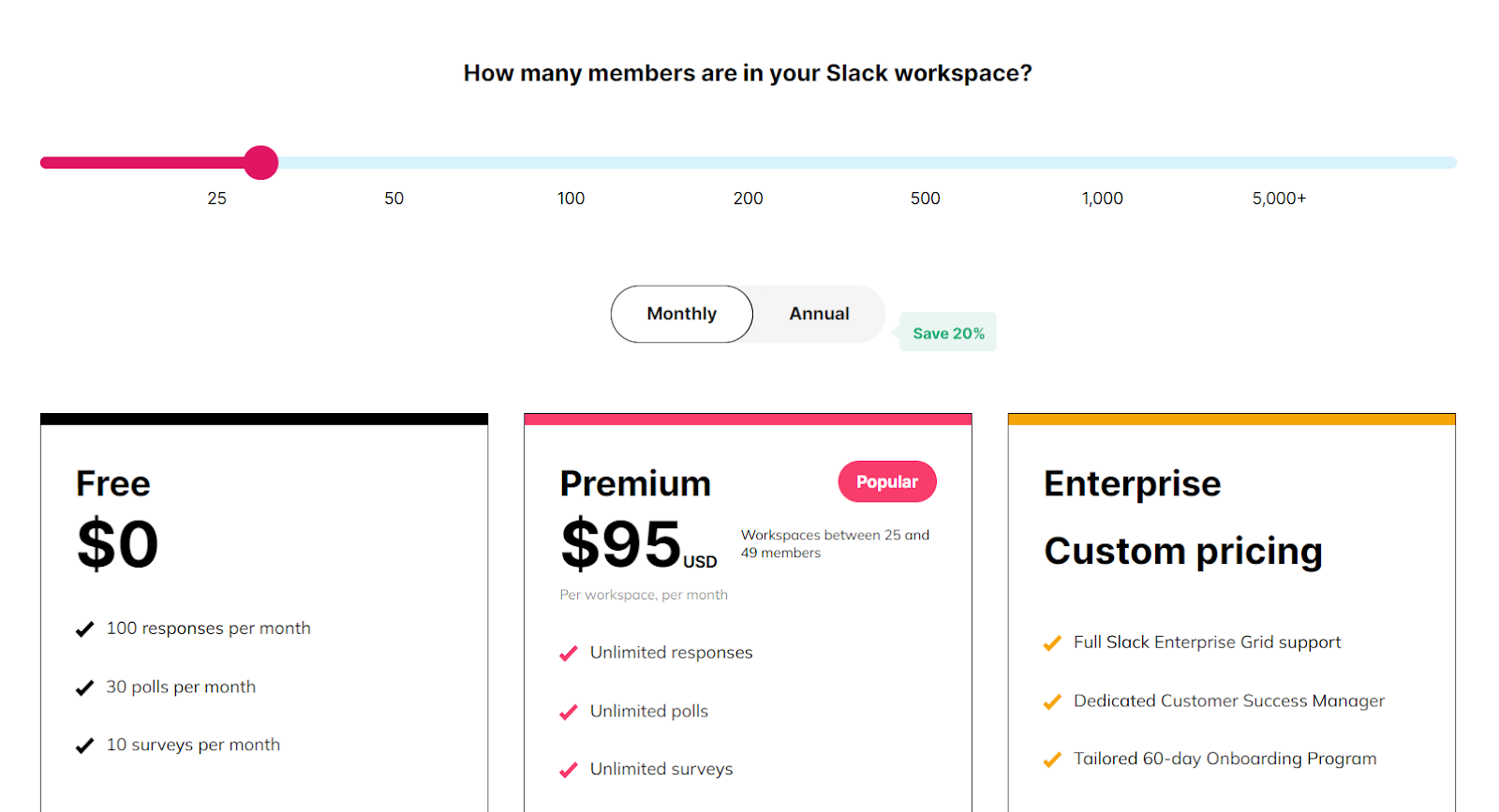 Simple-poll-pricing